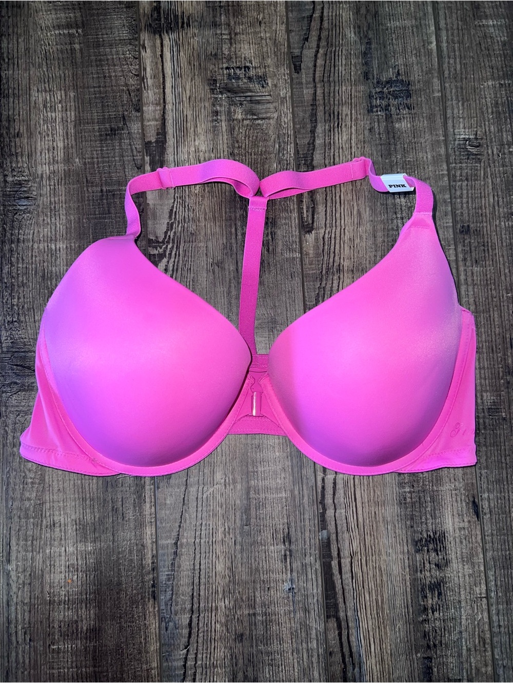 Wear Everywhere Pink T-Back Push-Up Bra by PINK Victoria's Secret